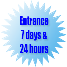 Entry during the whole week