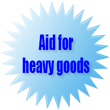 Einlagerung von Schwerlastgütern