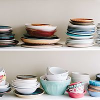 Ein Lagerraum eignet sich auch für Geschirr